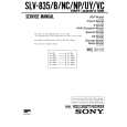 SONY SLV835 Service Manual