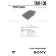 SONY TAM100 Owners Manual