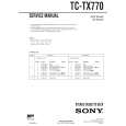 SONY TCTX770 Service Manual