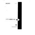 SONY MDM111-A1 Owners Manual