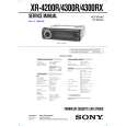 SONY XR4300 R/RX Service Manual