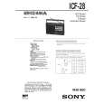 SONY ICF28 Service Manual
