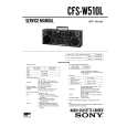 SONY CFSW510L Service Manual