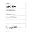 SONY SEQ-120 Owners Manual