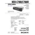 SONY MDXC7900R Service Manual