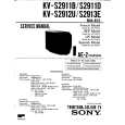 SONY KVS2911D Service Manual