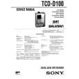 SONY TCDD100 Service Manual