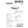 SONY SCDXB770 Service Manual