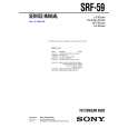 SONY SRF59 Service Manual