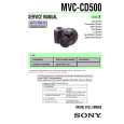 SONY MVCCD500 Service Manual