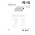 SONY XM-3025 Service Manual