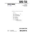 SONY SRST33 Service Manual