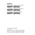 SONY HKPF-SP021 Service Manual