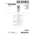 SONY ICDB10 Service Manual