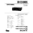 SONY XR-C510RDS Service Manual