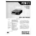 SONY PCMF1 Service Manual