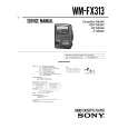 SONY WM-FX313 Service Manual