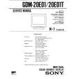SONY GDM20E01T Service Manual