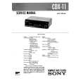 SONY CDX11 Service Manual