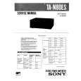 SONY TAN80ES Owners Manual