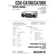 SONY CDXCA700X Service Manual