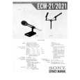 SONY ECM-21 Service Manual
