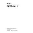 SONY BKPF-L611 Service Manual