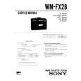 SONY WMFX28 Service Manual