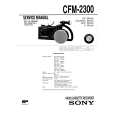 SONY CFM-2300 Service Manual