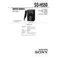 SONY SS-H550 Service Manual
