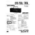 SONY CFD755L Service Manual