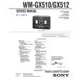 SONY WMGX510 Service Manual