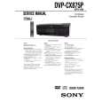 SONY DVP-CX875P Owners Manual