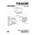 SONY PVM-9043MD Service Manual
