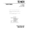 SONY TCW311 Service Manual