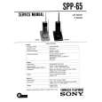 SONY SPP-65 Owners Manual