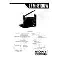 SONY TFM8100W Service Manual