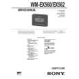 SONY WMEX562 Service Manual