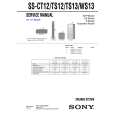 SONY SSWS13 Service Manual