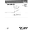 SONY XA7 Service Manual