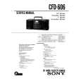 SONY CFD-606 Service Manual