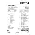 SONY MHC2750 Service Manual