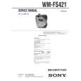 SONY WMFS421 Service Manual