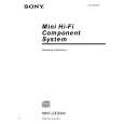 SONY MHC-ZX30AV Owners Manual