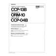 SONY CCP13B Service Manual