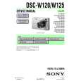 SONY DSC-W125 LEVEL3 Service Manual