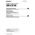 SONY XR-C210 Owners Manual
