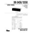 SONY XR5550 Service Manual