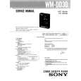 SONY WMDD30 Service Manual