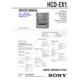 SONY HCDEX1 Service Manual